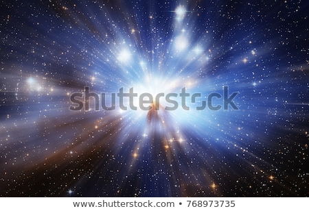 Foto stock: Nebula And Stars In Deep Space Elements Of This Image Furnished