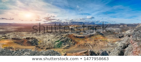 Stock fotó: Leirhnjukur Geothermal Area Near The Volcano Krafla Iceland