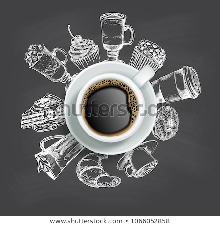 [[stock_photo]]: Donuts Hand Drawn Vector Doodles Round Illustration Sweets Poster Design