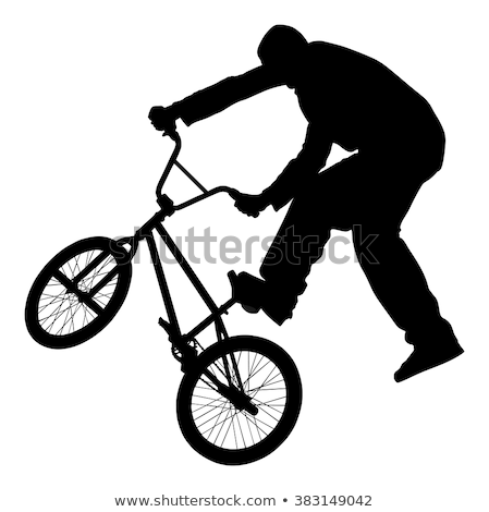 Foto stock: Bmx Bike Stunt