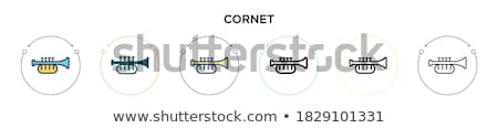 ストックフォト: Saxophone And Cornet