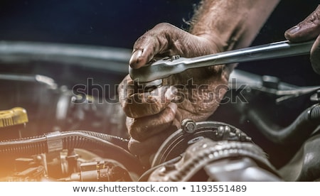 Сток-фото: Hands Of Mechanic