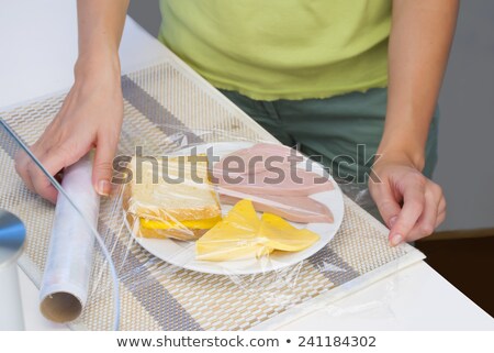 Stock photo: Film Food Protection For Freezing