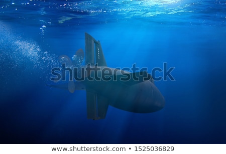 Foto stock: Submariner Under The Water