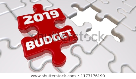 Stock foto: Puzzle With Word Budget