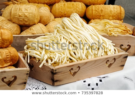 Stockfoto: Slovak Cuisine - String Cheese