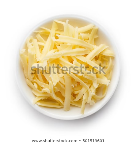 Foto d'archivio: Bowl Of Grated Cheese