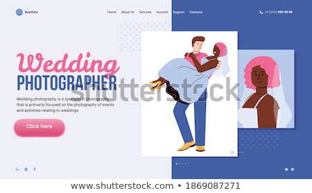 Stockfoto: Photographer Taking Photo Of Newly Married Couple