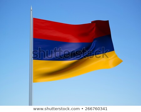 Stock foto: Armenia Waving Flag