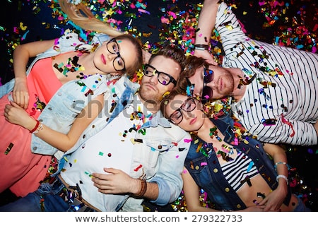 Woman Sleeping After A Party Stockfoto © Pressmaster