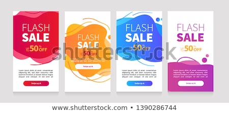 Stockfoto: Special Promotion Posters Set Vector Illustration