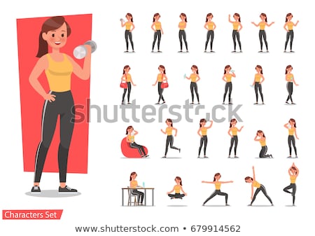 [[stock_photo]]: A Gymnastics Athletes Character