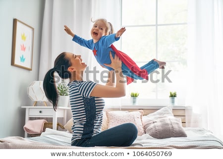 Сток-фото: Children Are Playing Superhero