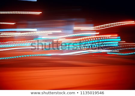 Foto stock: Night Traffic Motion