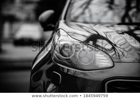 Stock fotó: Headlight Of A Car