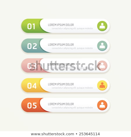 Zdjęcia stock: Option Banners With Order Button