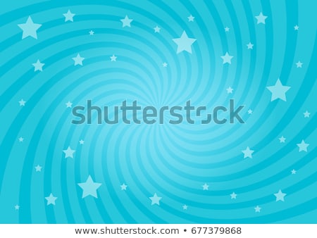 ストックフォト: Blue Background - Light Color And Shine Of Twirl And Swirl