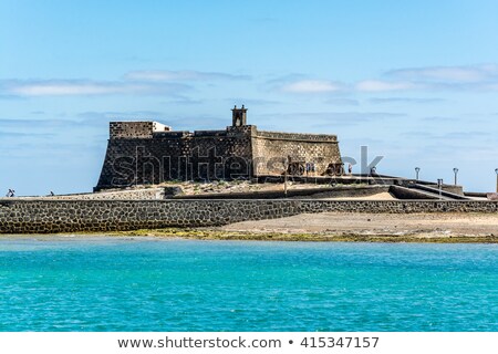 Сток-фото: Castle Castillo De San Gabriel In Arrecife Lanzarote Canary Is