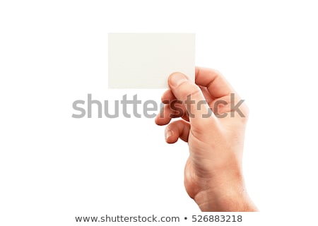 Stockfoto: Businessman Holding Hand Out In Presentation