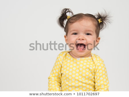 Foto stock: Laughing Baby Girl