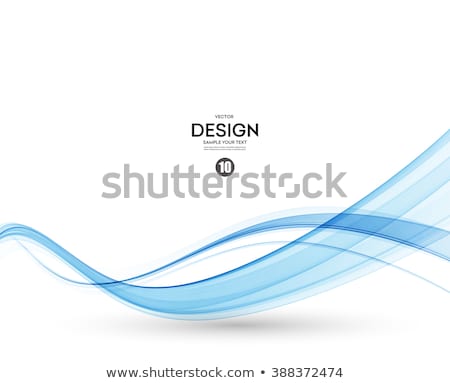 Stockfoto: Abstract Blue Background Abstraction Modern Waved