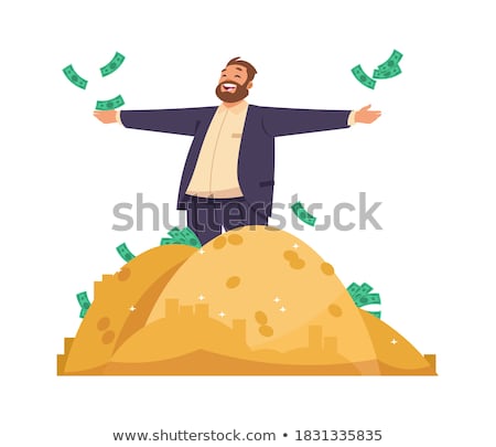 Foto stock: Scattered Banknote Pile