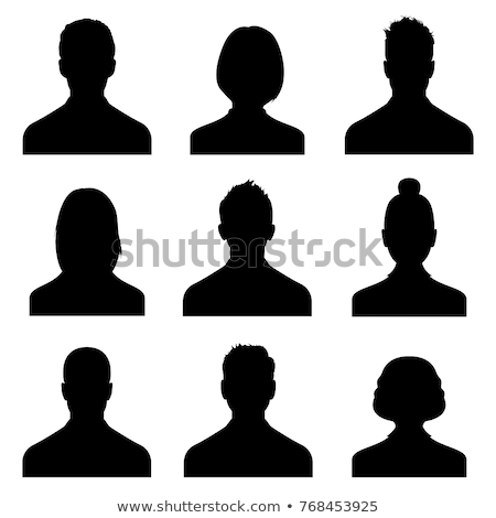 [[stock_photo]]: Vector Female Silhouette Portrait In Profile