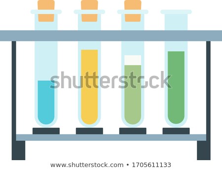 ストックフォト: Scientist With Test Tube Rack