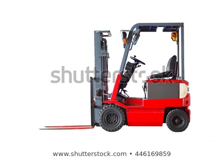 [[stock_photo]]: Red Forklift Truck