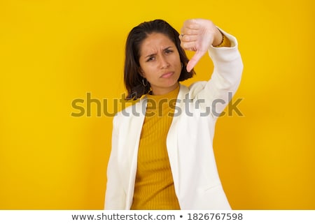 Stock photo: Businesswoman - Disapproving Latina