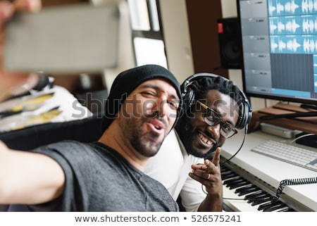 ストックフォト: Music And Selfie