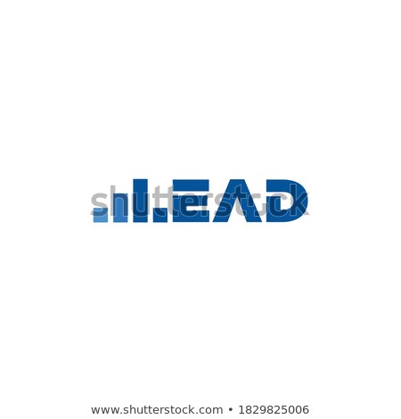 Сток-фото: Arrow Lead Blue Business Style Logo Template Design