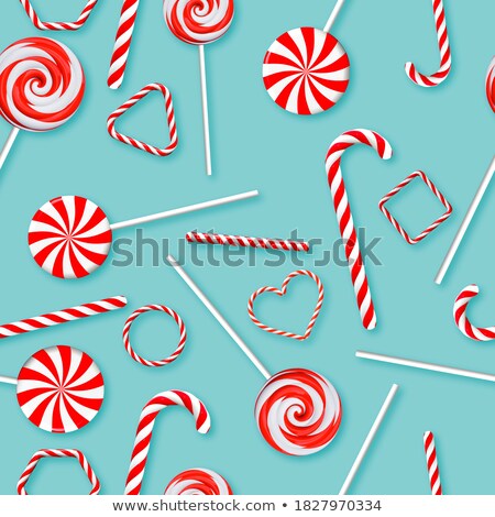 Stok fotoğraf: Lollipop In Colorful Wrapping Paper 3d Rendering