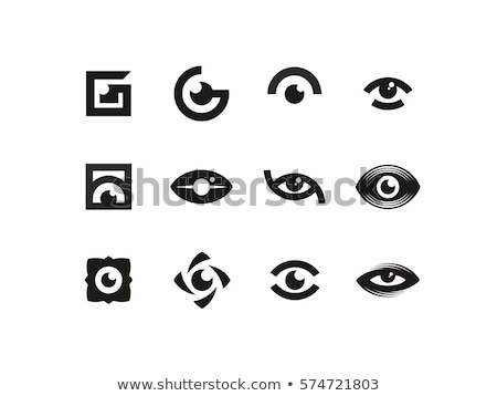 Zdjęcia stock: Human Eye Logo Sign Vector Icon Element