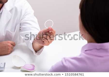 Сток-фото: Gynecologist Consulting Woman On Contraception Ring