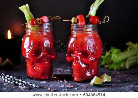 Stock fotó: Halloweens Drink Bloody Mary Cocktail