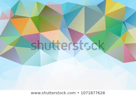 Stok fotoğraf: Gemstone Diamond Or Shiny Glass Triangular Texture Kaleidoscope