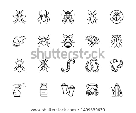 Foto d'archivio: Flea Spray Icon Vector Outline Illustration