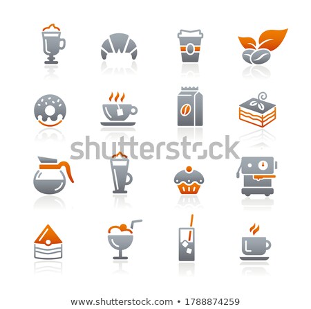 Coffee Shop Icons Graphite Series Foto stock © Palsur