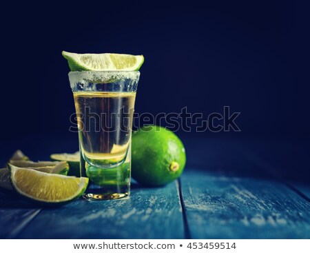 Stok fotoğraf: Tequila Shots With Lime