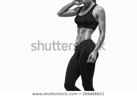 Stockfoto: Strong Biceps On A White Background