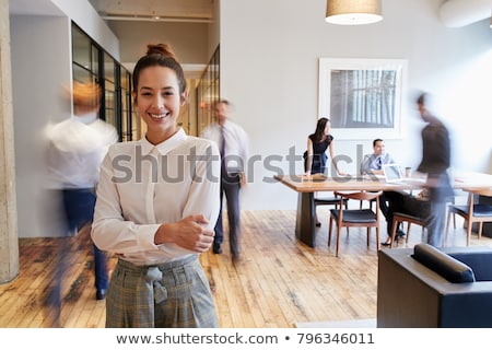 Сток-фото: Businesswoman At The Office