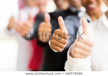 Foto stock: A Businessman Giving The Thumbs Up