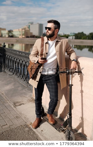 Elegant Young Fashion Casual Man Walking Сток-фото © Pressmaster