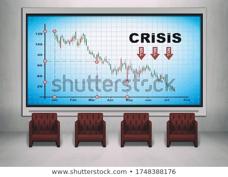 Foto d'archivio: Plasma Panel With Graph