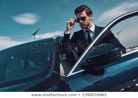 Stock fotó: Elegant Business Man Wearing Sunglasses