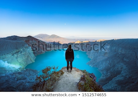 Сток-фото: Ijen Volcano Travel Destination In Indonesia