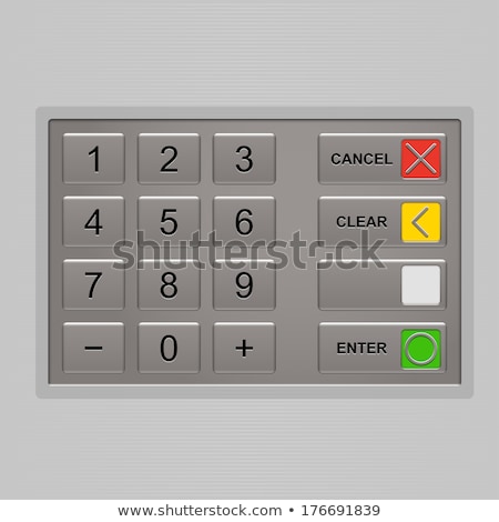 Foto stock: Atm Keypad