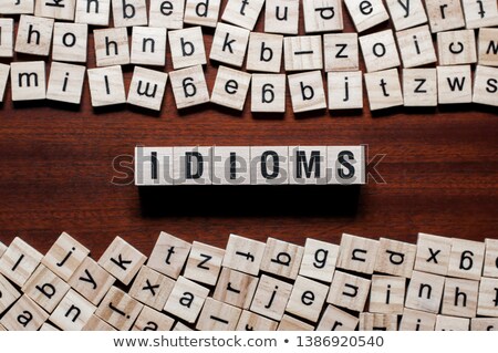 Stockfoto: Idiom