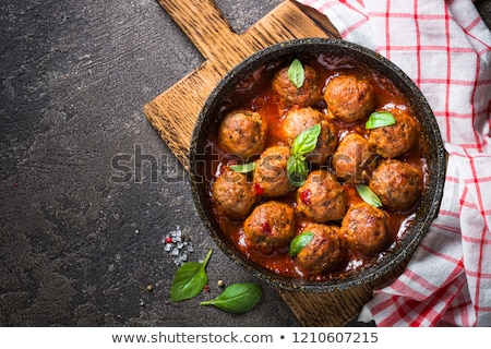 Stock fotó: Meatballs